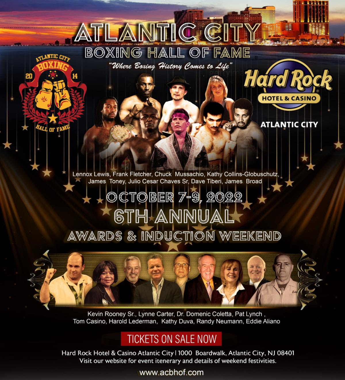 6TH ANNUAL ATLANTIC CITY BOXING HALL OF FAME INDUCTION WEEKEND Abrams